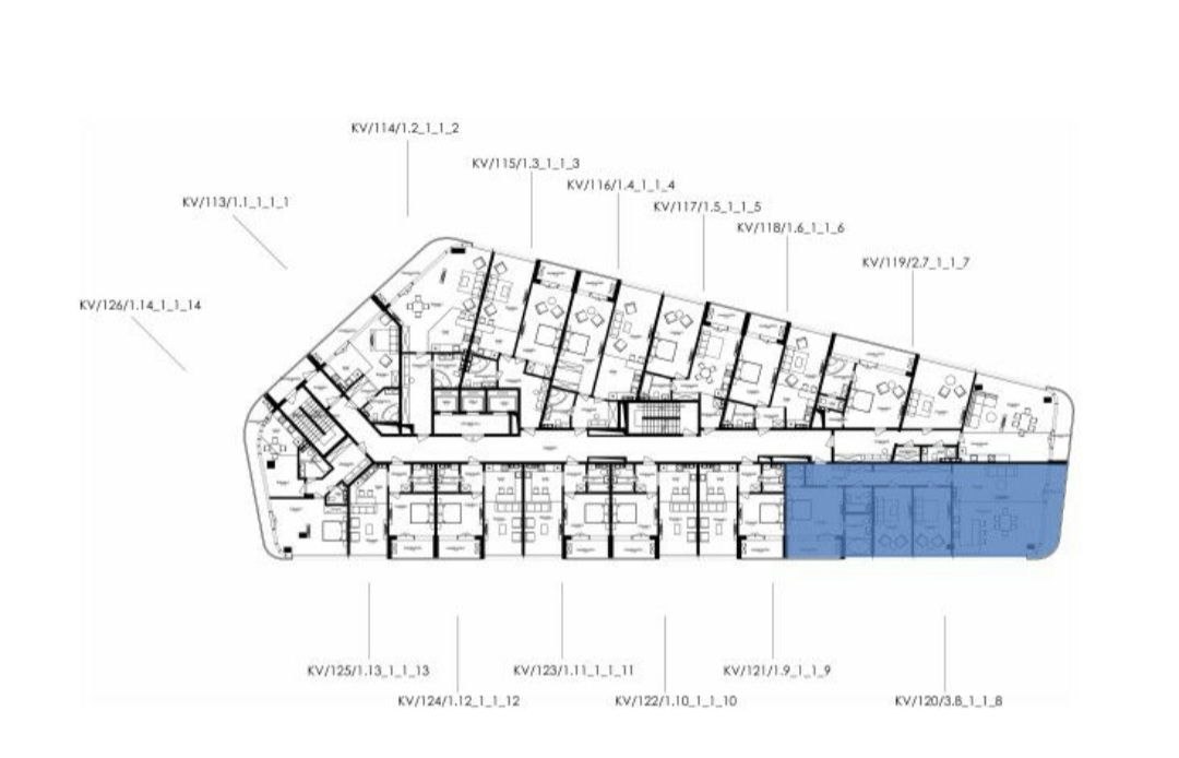 Четырехкомнатные апартаменты в KANDINSKY Odessa Residence